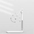 T9-2 Teleskopisk Universal Bordholder til Smartphone & Tablet - hvid