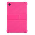 TCL Tab 10L/10 HD 4G silikoneetui med kickstand - hot pink