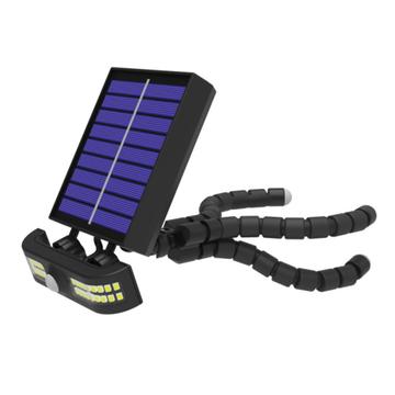 TJ-105 Solcelledrevet LED-lys med blækspruttestativ - 40 LED\'er