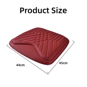 TK036 Nappa-tekstur bilsædehynde med hukommelsesskum - rød