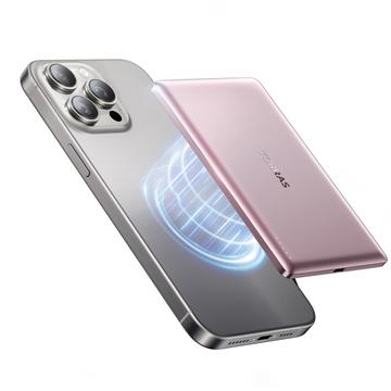 Torras MiniMag Pocket-Thin 5000mAh MagSafe Powerbank - Pink