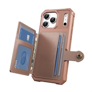 iPhone 17 Pro Max TPU Cover med Kortholder - Pink