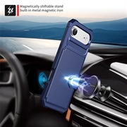 iPhone Air TPU Cover med Kortholder - Blå