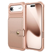 iPhone Air TPU Cover med Kortholder - Pink