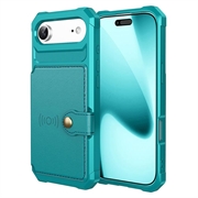 iPhone Air TPU Cover med Kortholder - Turkis