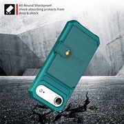 iPhone Air TPU Cover med Kortholder - Turkis