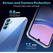 Samsung Galaxy A17/A26 TPU Cover med 2x Skærmbeskyttelse Hærdet Glas - Klar
