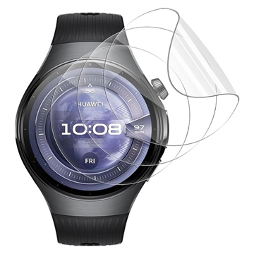 Huawei Watch 5 TPU Beskyttelsesfilm - 46mm - 3 Stk. - Gennemsigtig