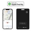 TR203 Ultratynd Pungtracker - MFi-certificeret kort med trådløs opladning og Apple Find My Support