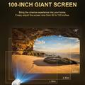 TS-16 1080P HD-smartprojektor med løftbart kardanled - 1GB/8GB