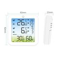 TS-8082 Trådløst termometer og hygrometer med to kanaler til kølerum