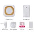 TS-BC620 LED-vækkeur med vibration og dørklokke til ældre