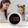 TS-BC800-LED vibrerende vækkeur - 3 vibrationsniveauer og LED-display - hvid