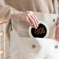 TS-BC800-LED vibrerende vækkeur - 3 vibrationsniveauer og LED-display - hvid