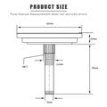 TS-BX63 bimetallisk grilltermometer - 0-250 °C, IP55