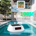 TS-PL04 Solar Wireless RGB Pool Thermometer med indendørs modtager