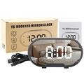 TS-R900 5.5" LED-vækkeur med spejl - sort