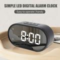 TS-R900 5.5" LED-vækkeur med spejl - sort