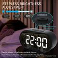 TS-R900 5.5" LED-vækkeur med spejl - sort