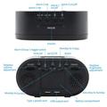 TS-R900 5.5" LED-vækkeur med spejl - sort