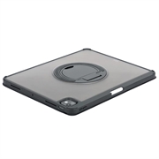 iPad Air 13 2024/2025/iPad Pro 12.9 2018/2020/2021/2022 TU3609 Baggrundsbelyst magnetisk tastaturetui med 360 graders drejelig stander - Sort