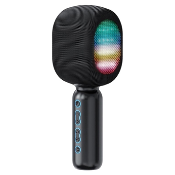 TWS Trådløs Bluetooth Karaoke Mikrofon JY57 - Sort