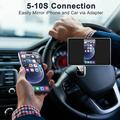 TYS-4222M 3-i-1 trådløs CarPlay/Android Auto-adapter med AirPlay-skærmdeling – sort