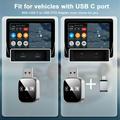 TYS-4222M 3-i-1 trådløs CarPlay/Android Auto-adapter med AirPlay-skærmdeling – sort