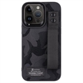 Tactical Camo Troop iPhone 14 Pro Max Hybrid Cover - Sort