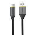 Tactical Fast Rope Aramid 2.0 USB-A / USB-C-kabel - 100W - 0.3m