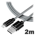 Tactical Fast Rope Ladekabel - USB-A/Lightning - 2m