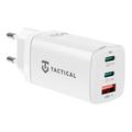 Tactical FlashBang 2.0 65W GaN-oplader - USB-A, 2x USB-C - hvid