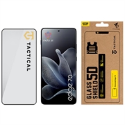 Motorola Edge 70 Tactical Glass Shield 5D Skærmbeskyttelse Hærdet Glas - sort kant