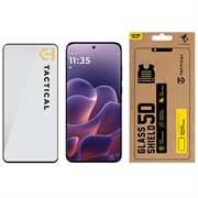 Motorola Edge 70 Fusion Tactical Glass Shield 5D Skærmbeskyttelse Hærdet Glas - sort kant