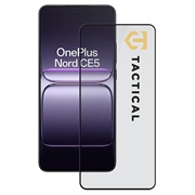 OnePlus Nord CE5 Tactical Glass Shield 5D Skærmbeskyttelse Hærdet Glas - sort kant