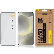 Samsung Galaxy S25+/S24+ Tactical Glass Shield 5D Skærmbeskyttelse Hærdet Glas - sort kant