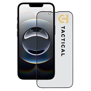 iPhone 13/13 Pro/14/16e/17e Tactical Glass Shield Privacy Stealth 5D Skærmbeskyttelse Hærdet Glas - 9H - Sort kant