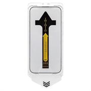 iPhone 13/13 Pro/14/16e/17e Tactical Impact Barrier for Rookies Skærmbeskyttelse Hærdet Glas - Sort kant