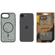 iPhone 16e/17e Tactical MagForce Hyperstealth Sika Hybrid Cover - MagSafe-kompatibel - Skovgrøn