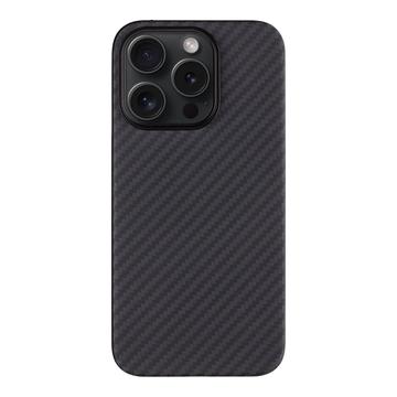 iPhone 15 Pro Tactical MagForce Cover - Karbonfiber / Sort