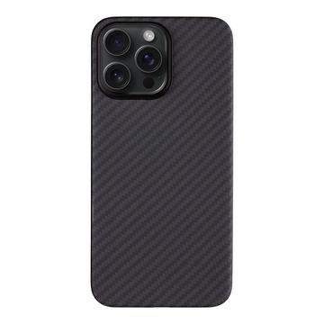 iPhone 15 Pro Max Tactical MagForce Cover - Karbonfiber / Sort