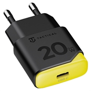 Tactical Minimi 20W GaN USB-C hurtigoplader - sort / gul