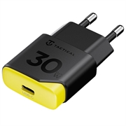 Tactical Minimi 30W GaN USB-C hurtigoplader - sort / gul
