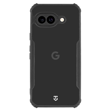 Google Pixel 9a Tactical Quantum Stealth Cover med forstærkede hjørner - klar / sort