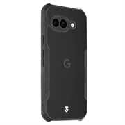 Google Pixel 9a Tactical Quantum Stealth Cover med forstærkede hjørner - klar / sort