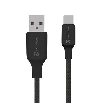 Tactical Stitch Thread USB-A / USB-C-kabel - 1m, 15W - sort