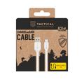 Tactical Stitch Thread USB-A / USB-C-kabel - 1m, 15W - hvid