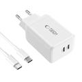 Tech-Protect 45W GAN USB-C-oplader - iPhone 17 Pro Max, Air, iPad Pro 13 2025
