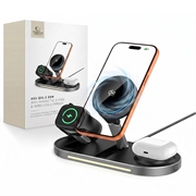 Tech-Protect A51 ArcticBoost 3-i-1 MagSafe-oplader med aktiv køling - 25W Qi 2.2