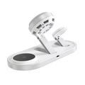 Tech-Protect A51 ArcticBoost 3-i-1 MagSafe-oplader med aktiv køling - 25W Qi 2.2 - hvid